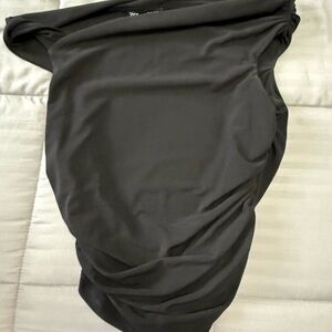 Zara Black Ruched Top